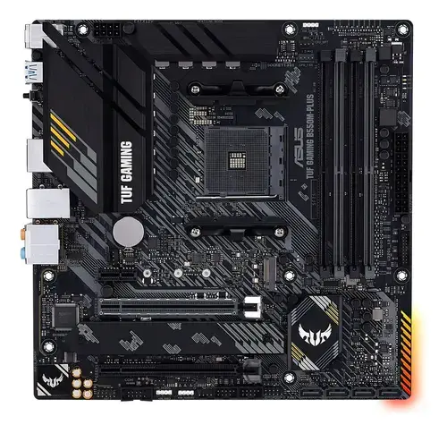 Placa-mãe Asus TUF Gaming B550M-Plus AMD AM4 4x DDR4 mATX