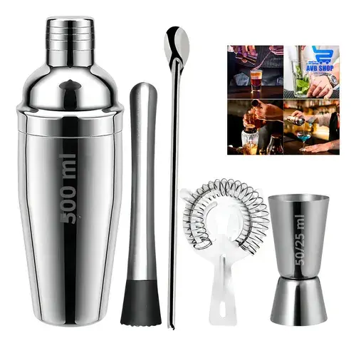 Coqueteleira Bar Man Profissional Inox para Drink e Caipirinha Sayonara