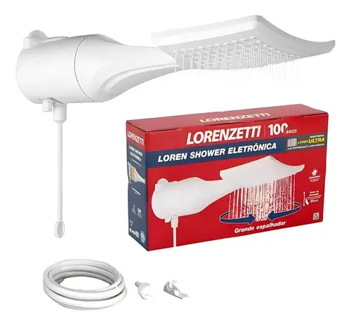Chuveiro Ducha Lorenzetti Loren Shower Ultra Branco 7500W 220V