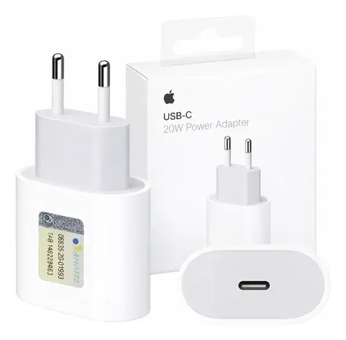 Carregador Apple Turbo Original USB-C 20W iPhone e iPad